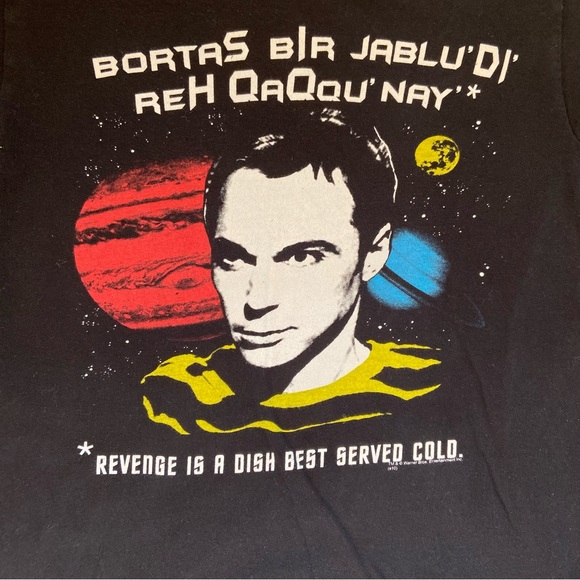 Vintage Star Trek Men’s Revenge Is A Dish Best Served Cold T-Shirt Size Small - Picture 3 of 6